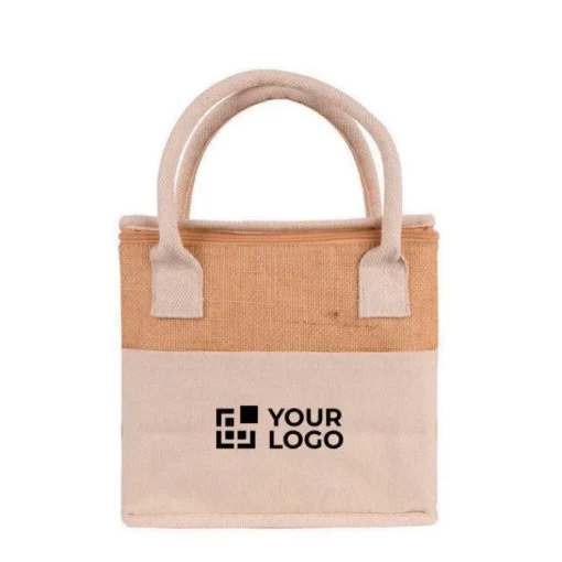 Gift Campaign Borsa termica in juta con manici in cotone rinforzato> Borse Termiche