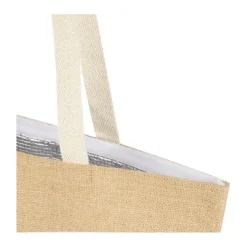 Gift Campaign Borsa termica in juta laminata 300g/m2 resistente alla usura da 12l> Borse Termiche|Borse In Juta