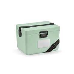 Gift Campaign Borsa termica in plastica riciclata colorata con tracolla nera da 12l> Borse Termiche