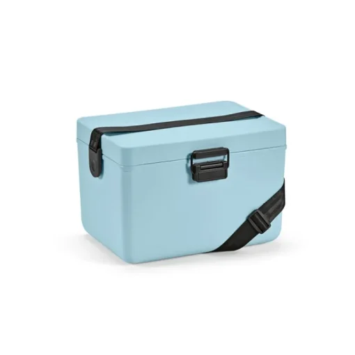 Gift Campaign Borsa termica in plastica riciclata colorata con tracolla nera da 12l> Borse Termiche
