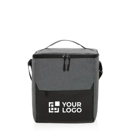 Gift Campaign Borsa termica in RPET con capacità fino a 12 lattine e tasca frontale> Borse Termiche