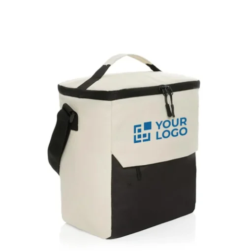 Gift Campaign Borsa termica in RPET con capacità fino a 12 lattine e tasca frontale> Borse Termiche