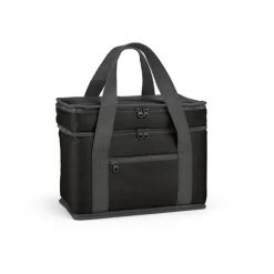 Gift Campaign Borsa termica in rPET con 2 scomparti e cerniere a iniezione termica 10l> Borse Termiche