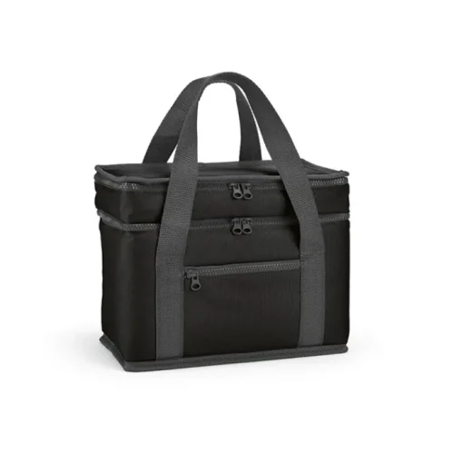Gift Campaign Borsa termica in rPET con 2 scomparti e cerniere a iniezione termica 10l> Borse Termiche