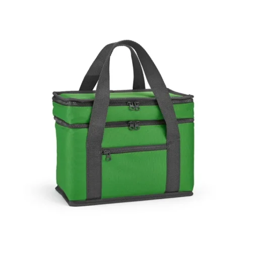 Gift Campaign Borsa termica in rPET con 2 scomparti e cerniere a iniezione termica 10l> Borse Termiche