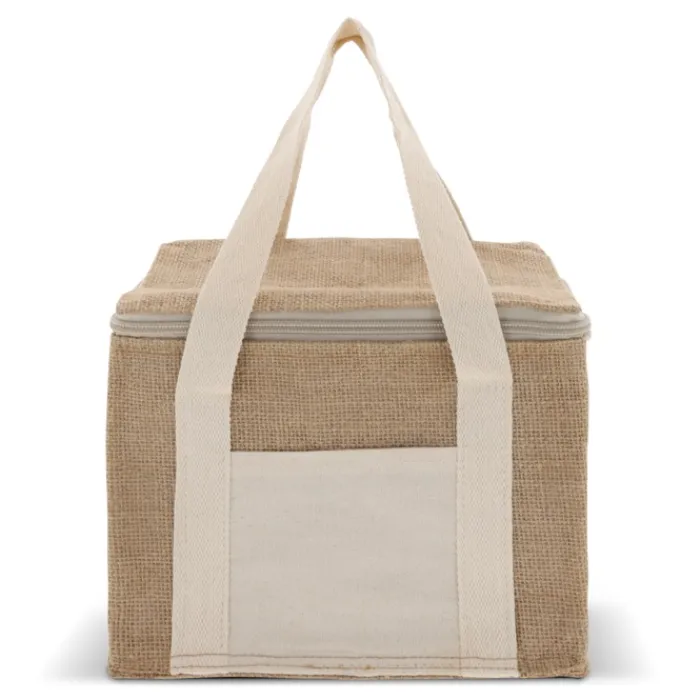 Gift Campaign Borsa termica in un mix di juta e cotone adatta per 6 lattine> Borse Termiche|Borse In Juta