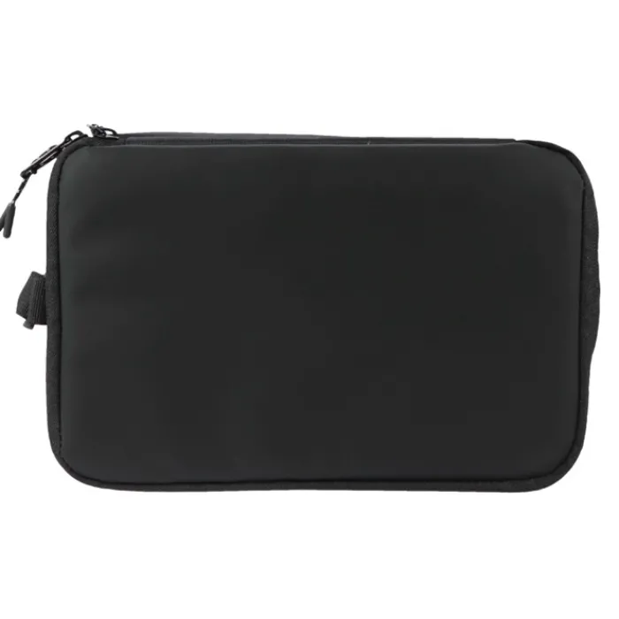 Gift Campaign Borsa termica nera promozionale in rPET con tracolla regolabile da 8l> Borse Termiche