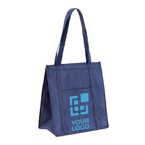 Gift Campaign Borsa termica per spesa tasca anteriore manici e soffietto Shopper> Borse Termiche