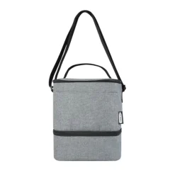 Gift Campaign Borsa termica riciclata multiscomparto tracolla regolabile Go Out><noscript><img width=