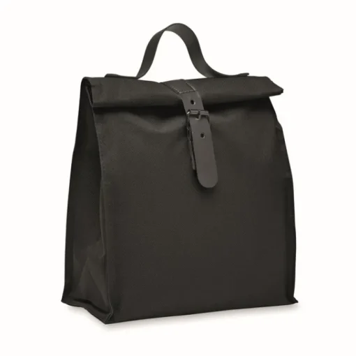 Gift Campaign Borsa termica rolltop in poliestere con manico e chiusura in pelle> Borse Termiche