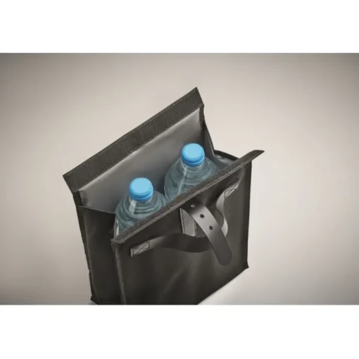 Gift Campaign Borsa termica rolltop in poliestere con manico e chiusura in pelle> Borse Termiche