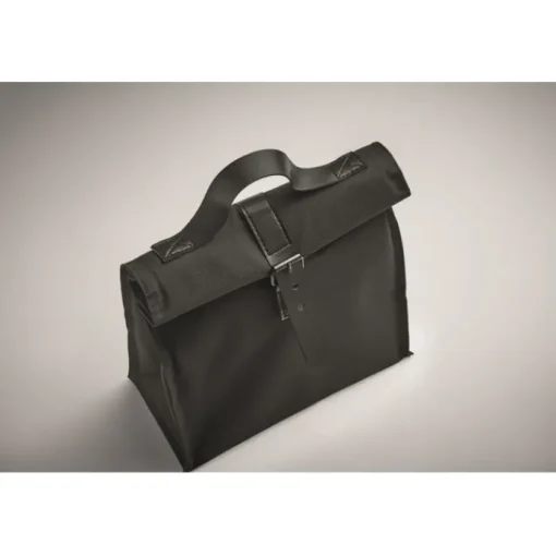 Gift Campaign Borsa termica rolltop in poliestere con manico e chiusura in pelle> Borse Termiche