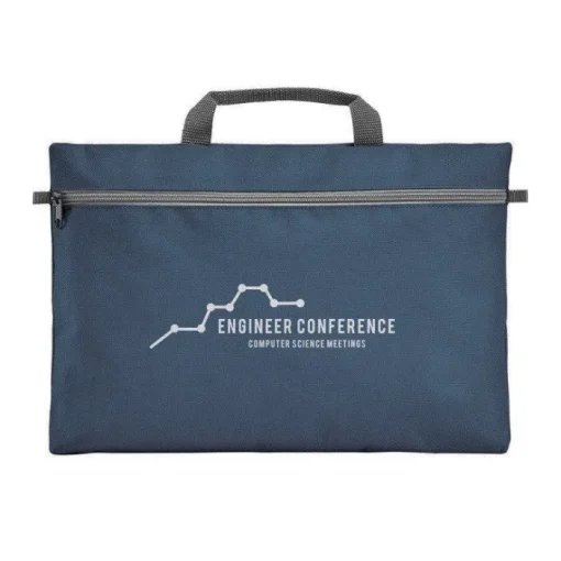 Gift Campaign Borsa ufficio pubblicitaria poliestere 600D con zip Basic> Ventiquattrore Personalizzate