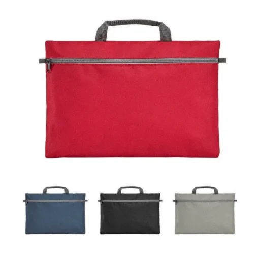 Gift Campaign Borsa ufficio pubblicitaria poliestere 600D con zip Basic> Ventiquattrore Personalizzate