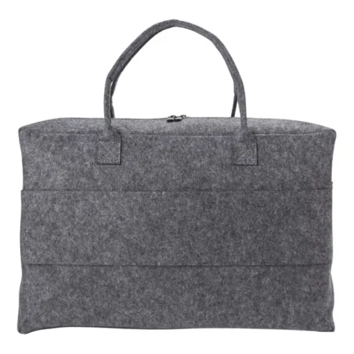Gift Campaign borse da viaggio personalizzate in feltro RPET con ampio scomparto> Borse Da Viaggio