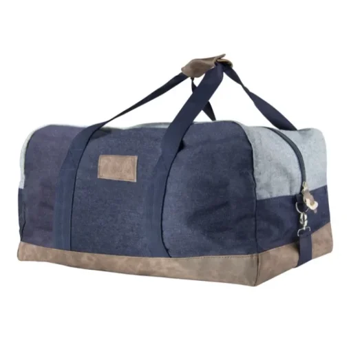 Gift Campaign Borse da viaggio personalizzate finiture denim max 15kg Manhattan> Borse Da Viaggio