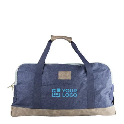 Gift Campaign Borse da viaggio personalizzate finiture denim max 15kg Manhattan> Borse Da Viaggio