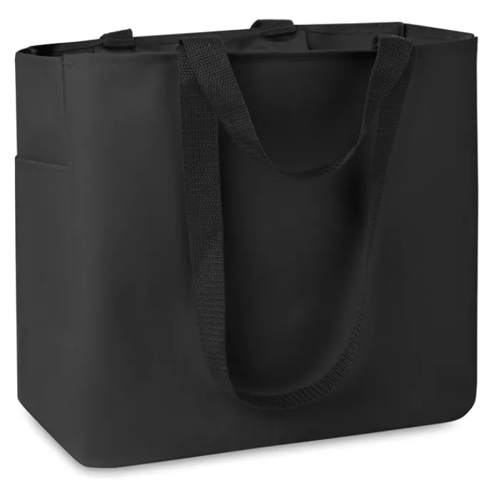 Gift Campaign Borse della spesa personalizzate con tasca laterale e interna 600D Konyu> Borse Per La Spesa|Borse Di Tela Personalizzate