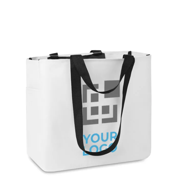 Gift Campaign Borse della spesa personalizzate con tasca laterale e interna 600D Konyu> Borse Per La Spesa|Borse Di Tela Personalizzate