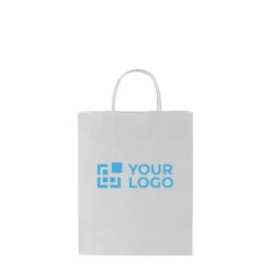 Gift Campaign Borse di carta personalizzate piccole dimensioni bianche Eco Mall Mini></noscript> Buste Di Carta