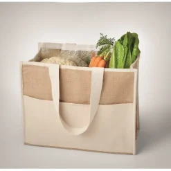 Gift Campaign Borse in juta e canvas personalizzate chiusura in velcro RealFood></noscript> Borse In Juta