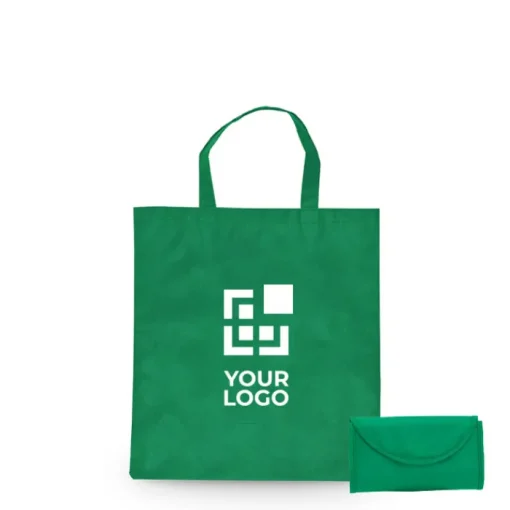 Gift Campaign Borse per la spesa richiudibili personalizzate 80 g/m2 Velcro> Shopper Tnt