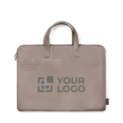 Gift Campaign Borse per ufficio personalizzate in pelle riciclata tasca frontale Recycled Leather><noscript><img width=