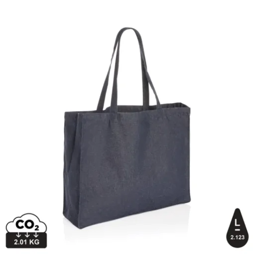 Gift Campaign Borse personalizzate in denim riciclato per la spesa 320 g/m2 Blue Denim> Gadget Ecologici|Borse Per La Spesa