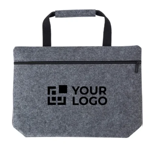 Gift Campaign Borse portadocumenti con logo in feltro RPET con scomparto per pc 15''> Ventiquattrore Personalizzate