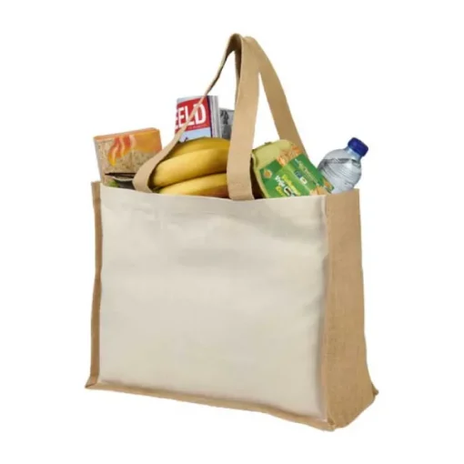 Gift Campaign Borse pubblicitarie in juta e canapa interni laminati Jute Beach> Borse Di Tela Personalizzate|Borse In Juta