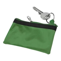 Gift Campaign Borsellino personalizzato in nylon con chiusura a zip nera></noscript> Portafogli