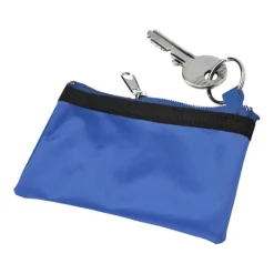 Gift Campaign Borsellino personalizzato in nylon con chiusura a zip nera></noscript> Portafogli