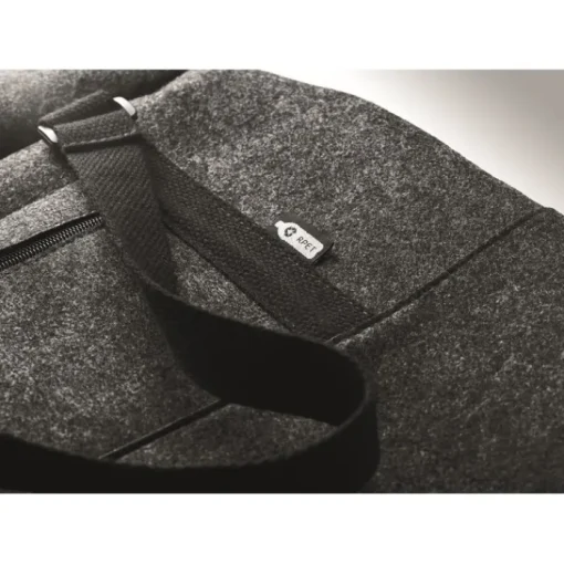 Gift Campaign Borsone con logo in feltro RPET dall'aspetto elegante Light RPET> Gadget Palestra|Borse Da Palestra
