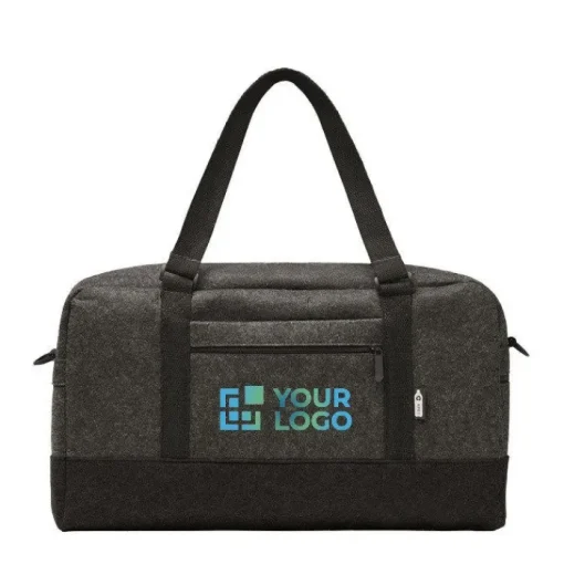 Gift Campaign Borsone con logo in feltro RPET dall'aspetto elegante Light RPET> Gadget Palestra|Borse Da Palestra