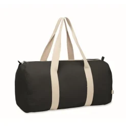 Gift Campaign Borsone con tasca laterale in cotone e poliestere riciclato 320 g/m²> Borse Da Viaggio