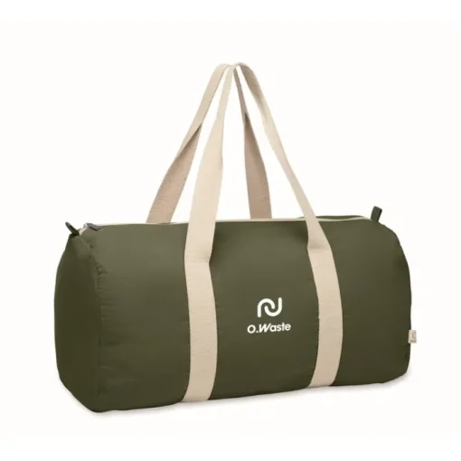 Gift Campaign Borsone con tasca laterale in cotone e poliestere riciclato 320 g/m²> Borse Da Viaggio