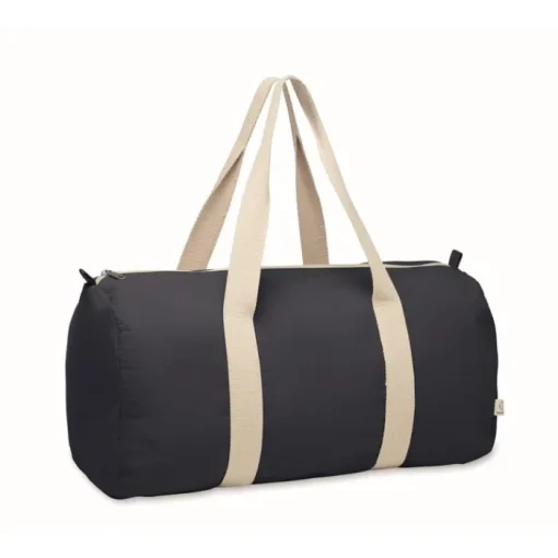 Gift Campaign Borsone con tasca laterale in cotone e poliestere riciclato 320 g/m²> Borse Da Viaggio