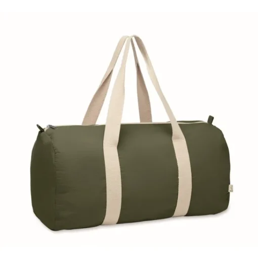 Gift Campaign Borsone con tasca laterale in cotone e poliestere riciclato 320 g/m²> Borse Da Viaggio