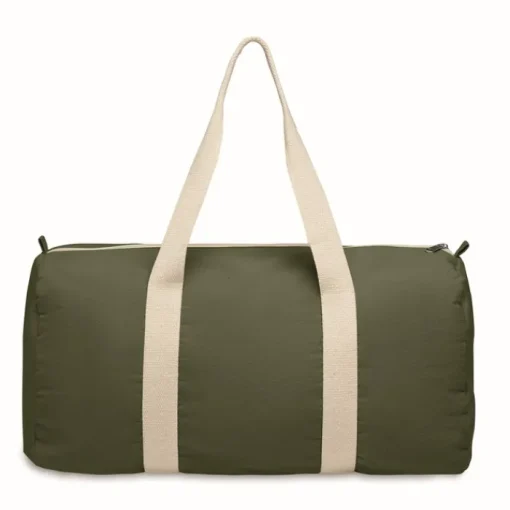 Gift Campaign Borsone con tasca laterale in cotone e poliestere riciclato 320 g/m²> Borse Da Viaggio