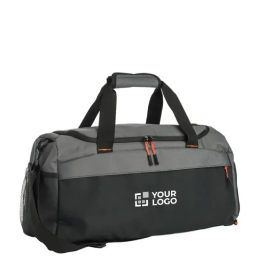 Gift Campaign Borsone da viaggio bicolore in poliestere con scomparto per scarpe> Borse Da Viaggio