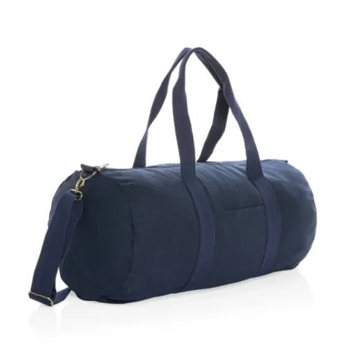 Gift Campaign Borsone da viaggio con logo riciclato colore naturale EcoTrace Raw> Gadget Ecologici|Borse Da Viaggio
