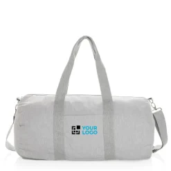 Gift Campaign Borsone da viaggio con logo riciclato colore naturale EcoTrace Raw></noscript> Gadget Ecologici|Borse Da Viaggio