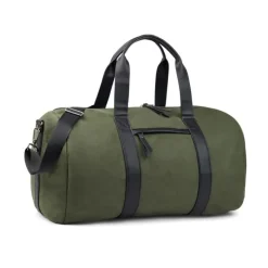 Gift Campaign Borsone da viaggio in simil camoscio riciclato con dettagli in PU></noscript> Borse Da Viaggio