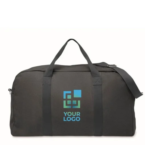 Gift Campaign Borsone da viaggio in tessuto riciclato 450g/m² con manici e tracolla> Borse Da Viaggio