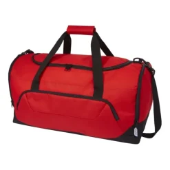 Gift Campaign Borsone viaggio con logo riciclato ampio scomparto e tracolla Sport> Gadget Palestra|Borse Da Viaggio