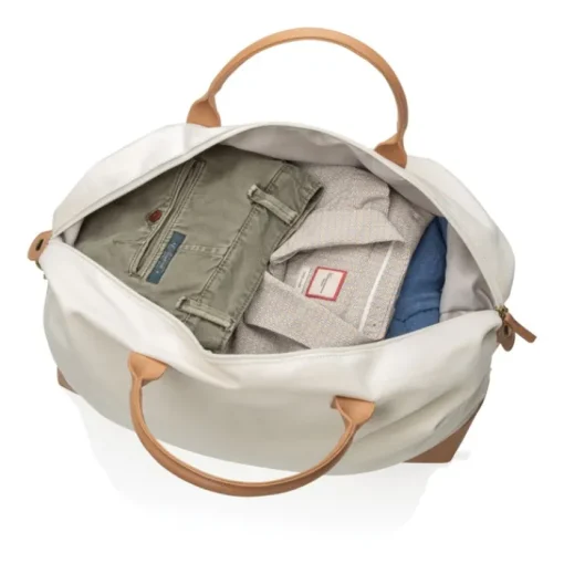 Gift Campaign Borsone viaggio promozionale riciclato piedi appoggio Getaway Recycled> Borse Da Viaggio