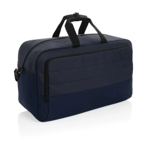 Gift Campaign Borsoni da viaggio personalizzati in rPET con scomparto e fascia per trolley> Borse Da Viaggio