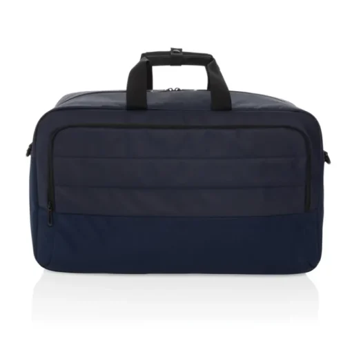 Gift Campaign Borsoni da viaggio personalizzati in rPET con scomparto e fascia per trolley> Borse Da Viaggio
