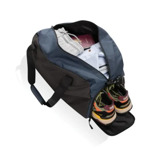 Gift Campaign Borsoni da viaggio personalizzati in RPET con tasca laterale per le scarpe> Borse Da Palestra|Borse Da Viaggio