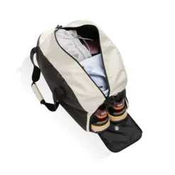 Gift Campaign Borsoni da viaggio personalizzati in RPET con tasca laterale per le scarpe></noscript> Borse Da Palestra|Borse Da Viaggio